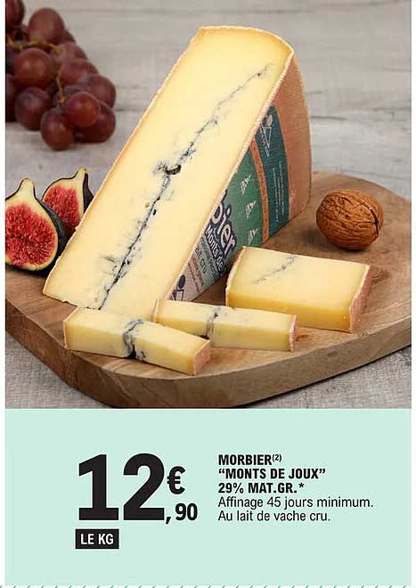 morbier "monts de joux" 29% mat. gr.