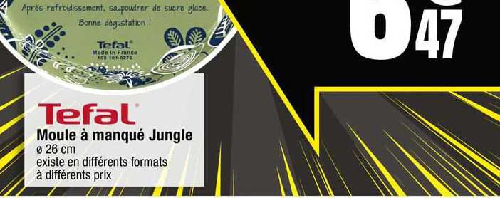 moule à manqué jungle tefal