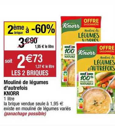 mouliné de légumes d'autrefois knorr