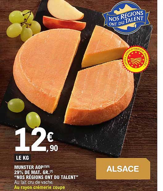 Munster Aop 29% De Mat Gr "nos Régions Ont Du Talent"