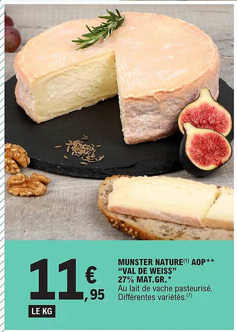 munster nature aop** "val de weiss" 27% mat. gr.