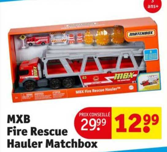 mxb fire rescue hauler matchbox