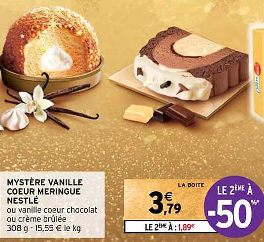 Mystère Vanille Coeur Meringue Nestlé