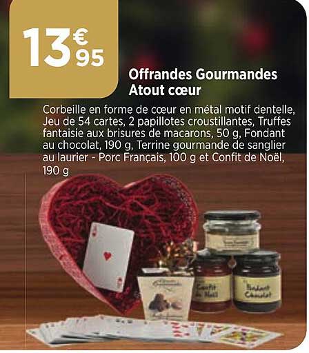 offrandes gourmandes atout cœur