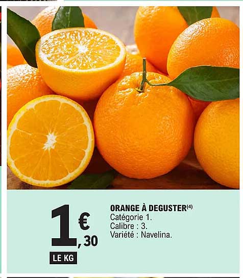 orange à déguster