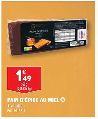 pain d'épice au miel