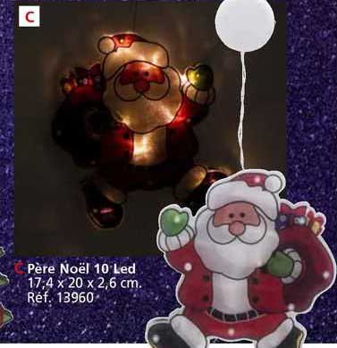 père noël 10 led