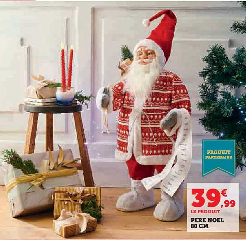 père noël 80 cm