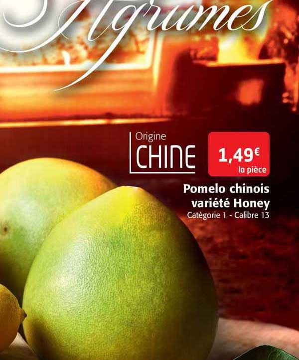 pomelo chinois variété honey