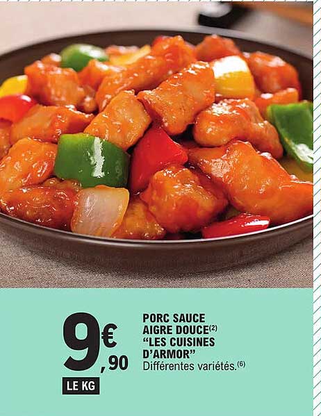 porc sauce aigre douce "les cuisines d'armor"