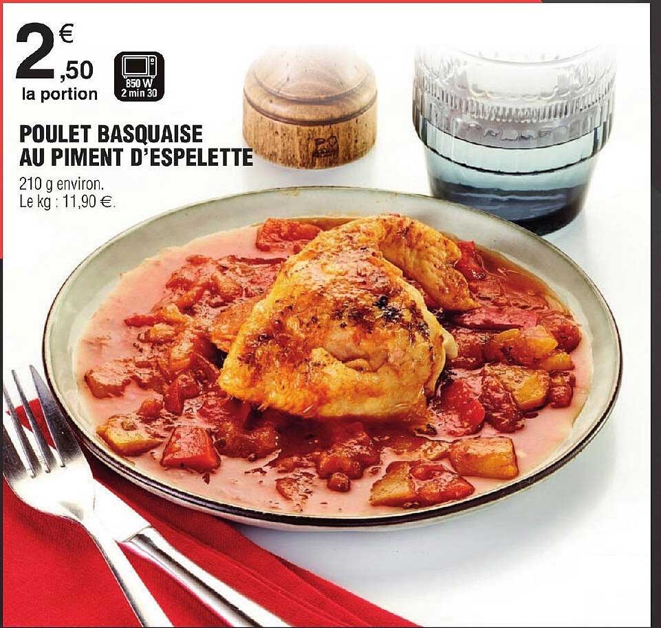 poulet basquaise au piment d'espelette