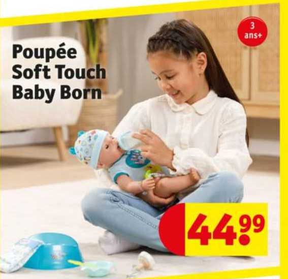 poupée soft touch baby born