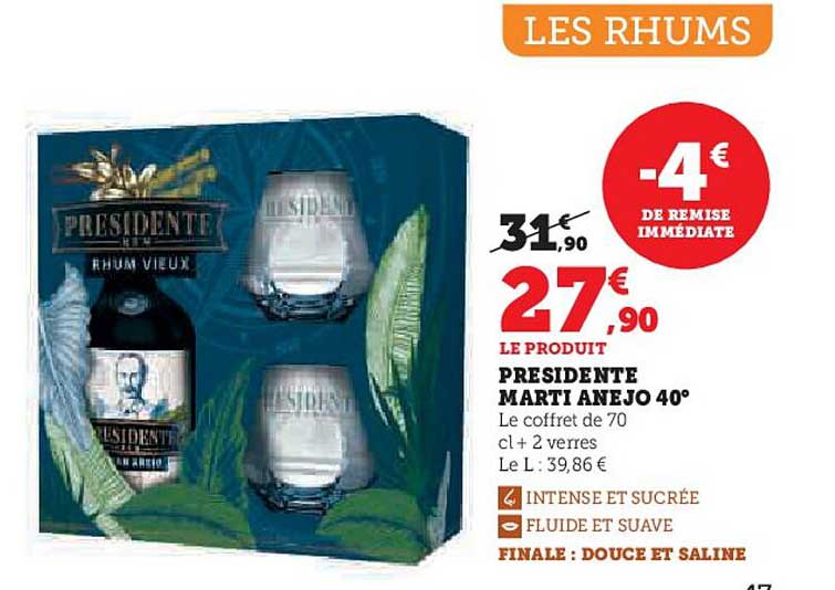 présidente marti anejo 40°