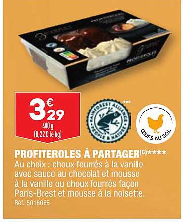 profiteroles à partager