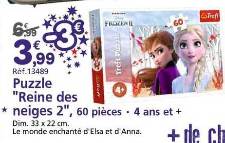 puzzle "reine des neiges 2"