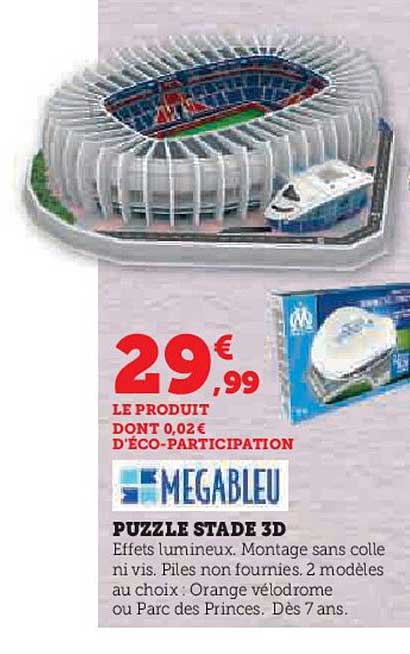 puzzle stade 3d