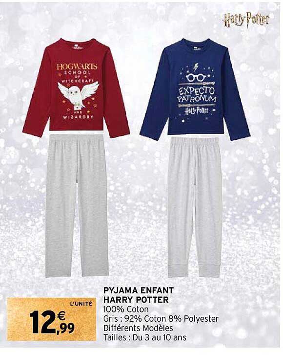 pyjama enfant harry potter