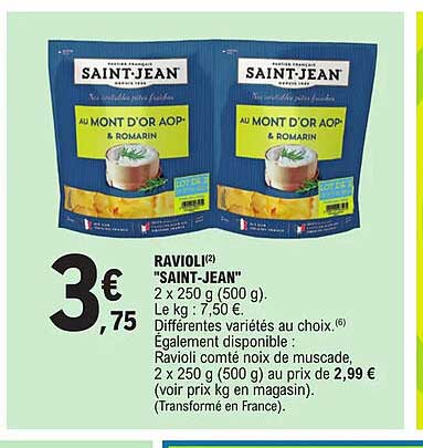 ravioli "saint-jean"