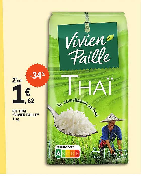 riz thaï "vivien paille"
