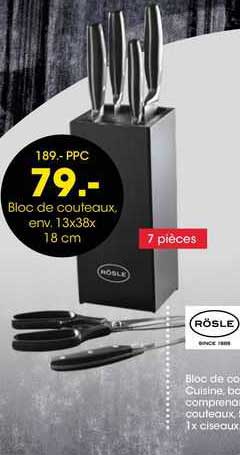 Rösle Bloc De Couteaux