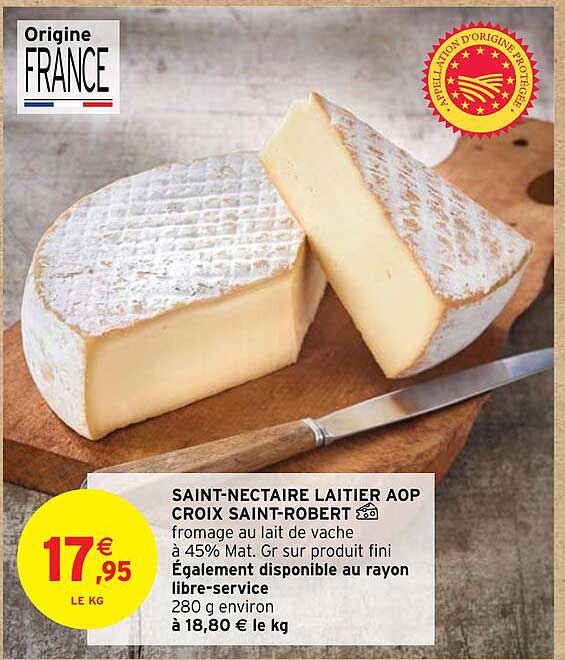 saint-nectaire laitier aop croix saint-robert