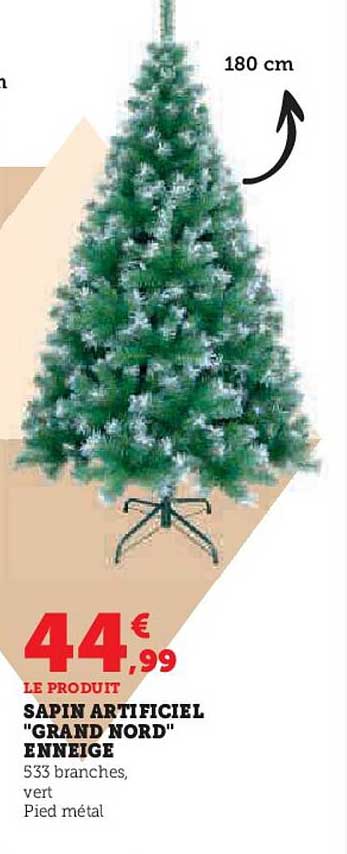 Sapin Artificiel "grand Nord" Enneige