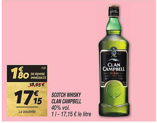 scotch whisky clan campbell