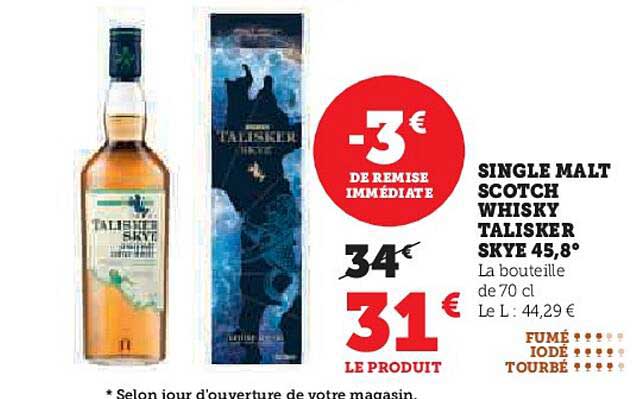 single malt scotch whisky talisker skye 45.8°