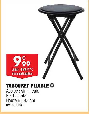 Tabouret Pliable