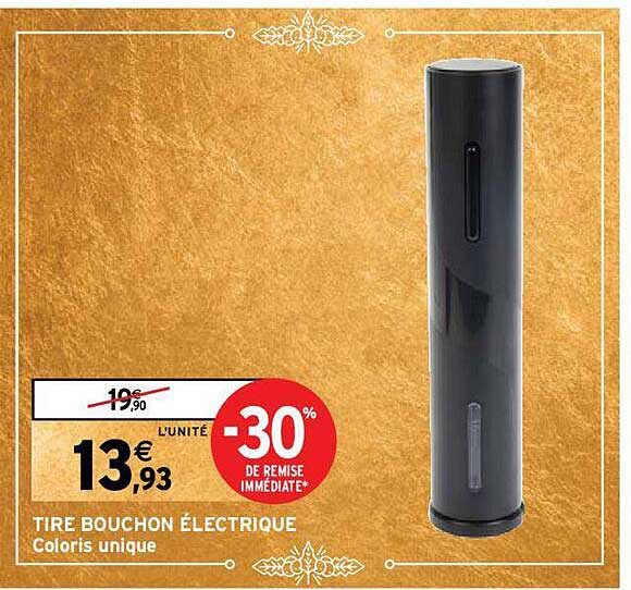 tire bouchon électrique