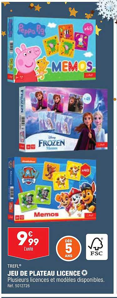 Trefl Jeu De Plateau Licence