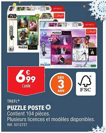 trefl puzzle poste