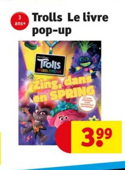 trolls le livre pop-up