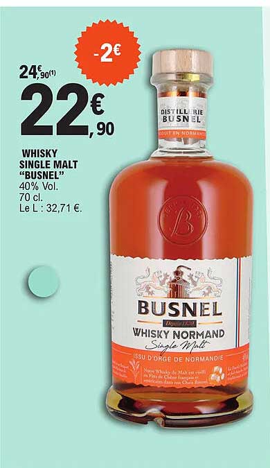 whisky single malt "busnel"