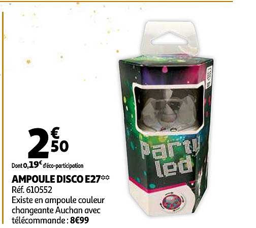 ampoule disco e27