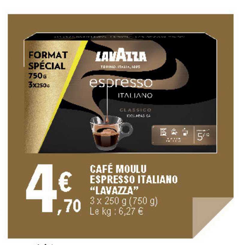 Café Moulu Espresso Italiano "lavazza"