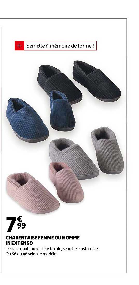 charentaise femme ou  homme in extenso