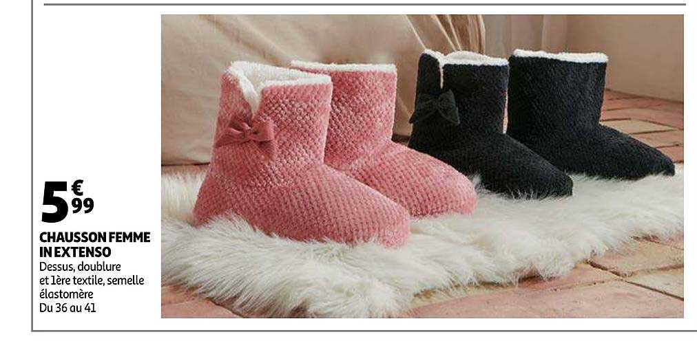 chausson femme in extenso