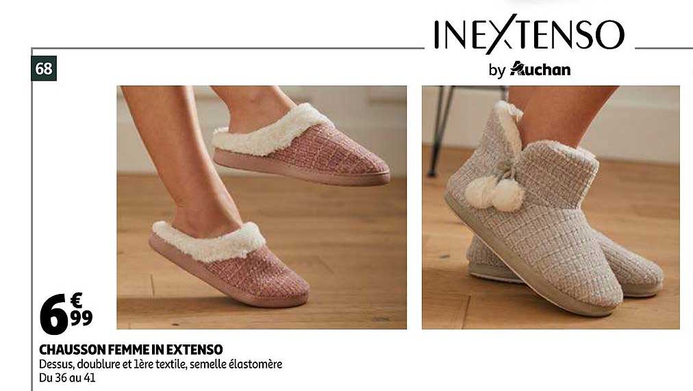 Chausson Femme In Extenso