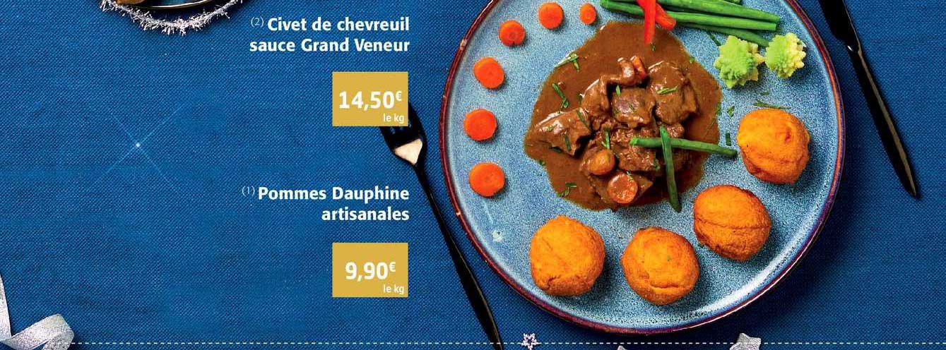 civet de chevreuil sauce grand veneur