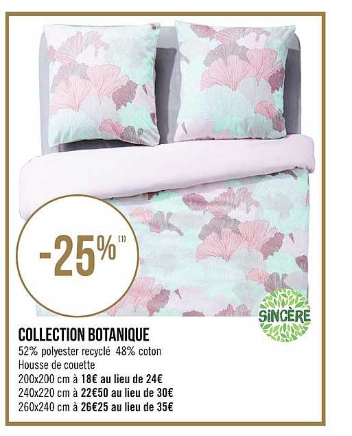 collection botanique sincère
