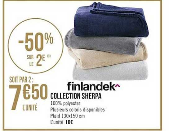 Collection Sherpa Finladek -50% Sur Le 2ème