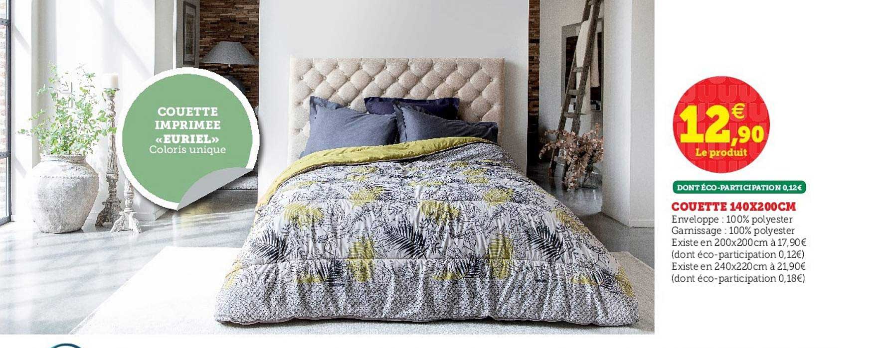 couette 140x200cm
