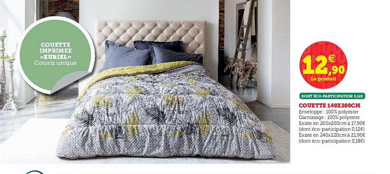 couette 140x200cm