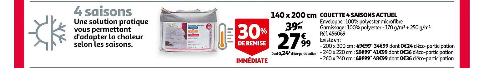 Couette 4 Saisons Actuel