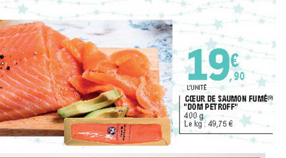 cœur de saumon fumé "dom petroff"