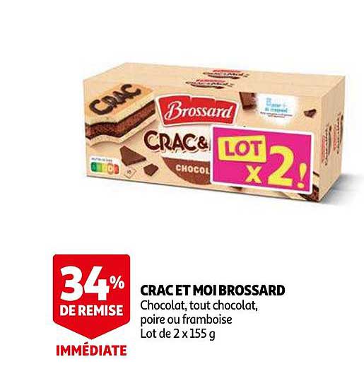 crac et moi brossard 34% de remise immédiate