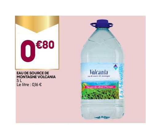 Eau De Source De Montagne Volcania