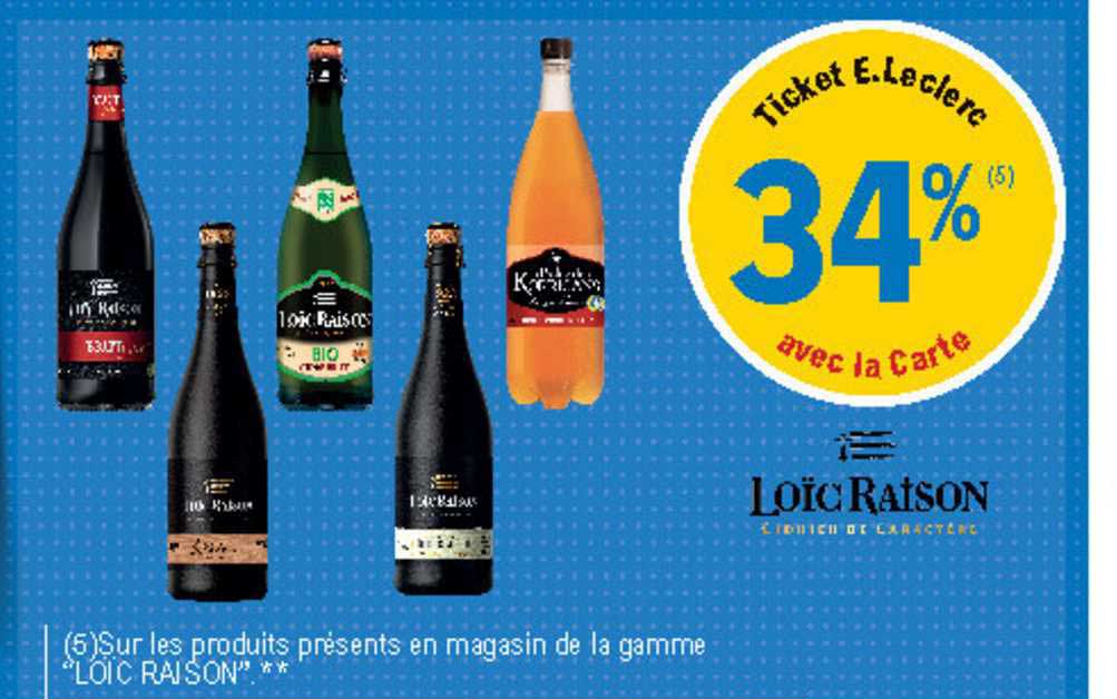 Gamme "loïc Raison"