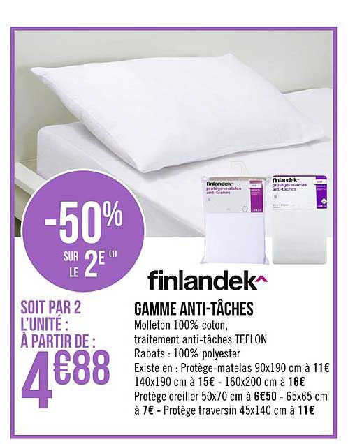 gamme anti tâches finlandek -50% sur le 2e
